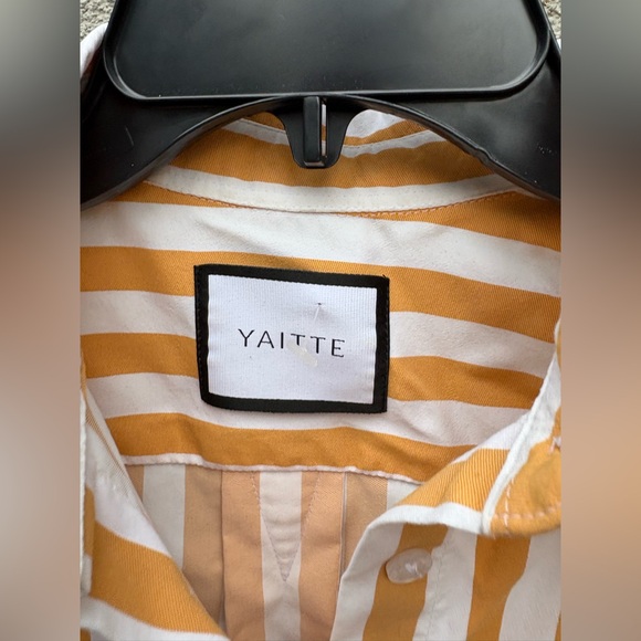 Yaitte cropped BUOY in Distinct Yellow and White Stripe - Picture 4 of 11